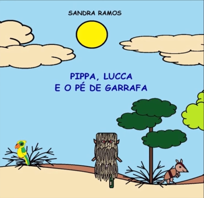 Borboletando pé de garrafa