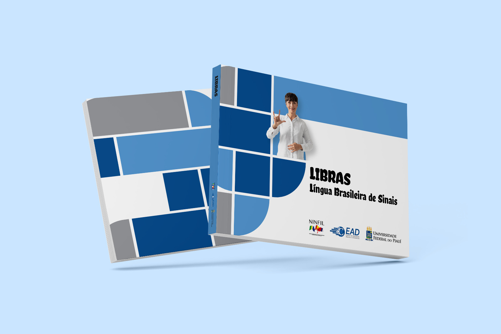 Capa material Libras Ninfil